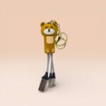 Sevimli Ayıcık Çoklu Şarj Kablolu Anahtarlık