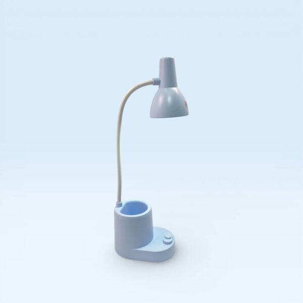 Kalemlikli Mavi Masa Lambası