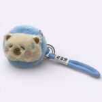 Sevimli Mavi Kedicik Anahtarlıklı Peluş Ayna