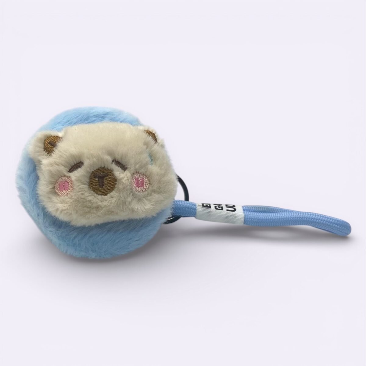 Sevimli Mavi Kedicik Anahtarlıklı Peluş Ayna