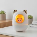 Sevimli Kedi Işıklı Hava Nemlendirici