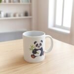 Sevimli Panda Seramik Bardak