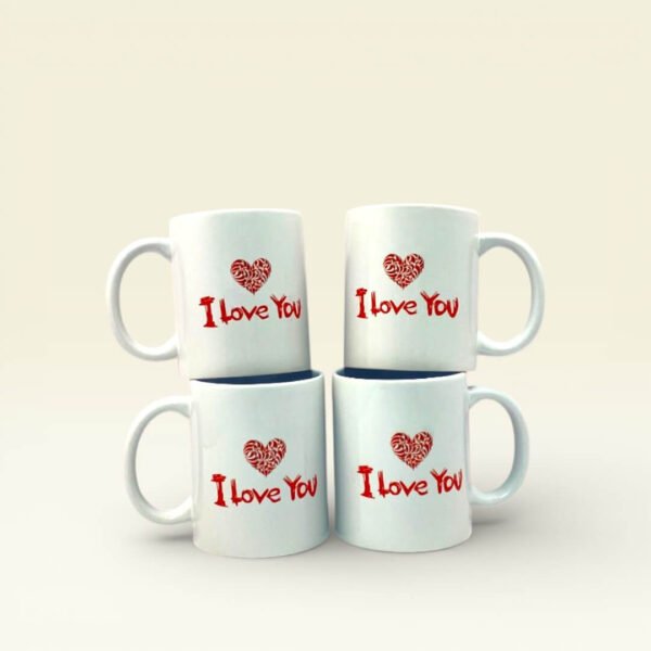 I Love You Porselen Kupa