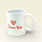 I Love You Porselen Kupa