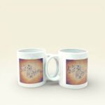 Müzik Notalı Vintage Kupa