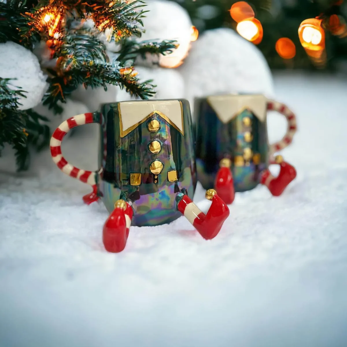 Elf’s Cottage Seramik Kupa - Görsel 6