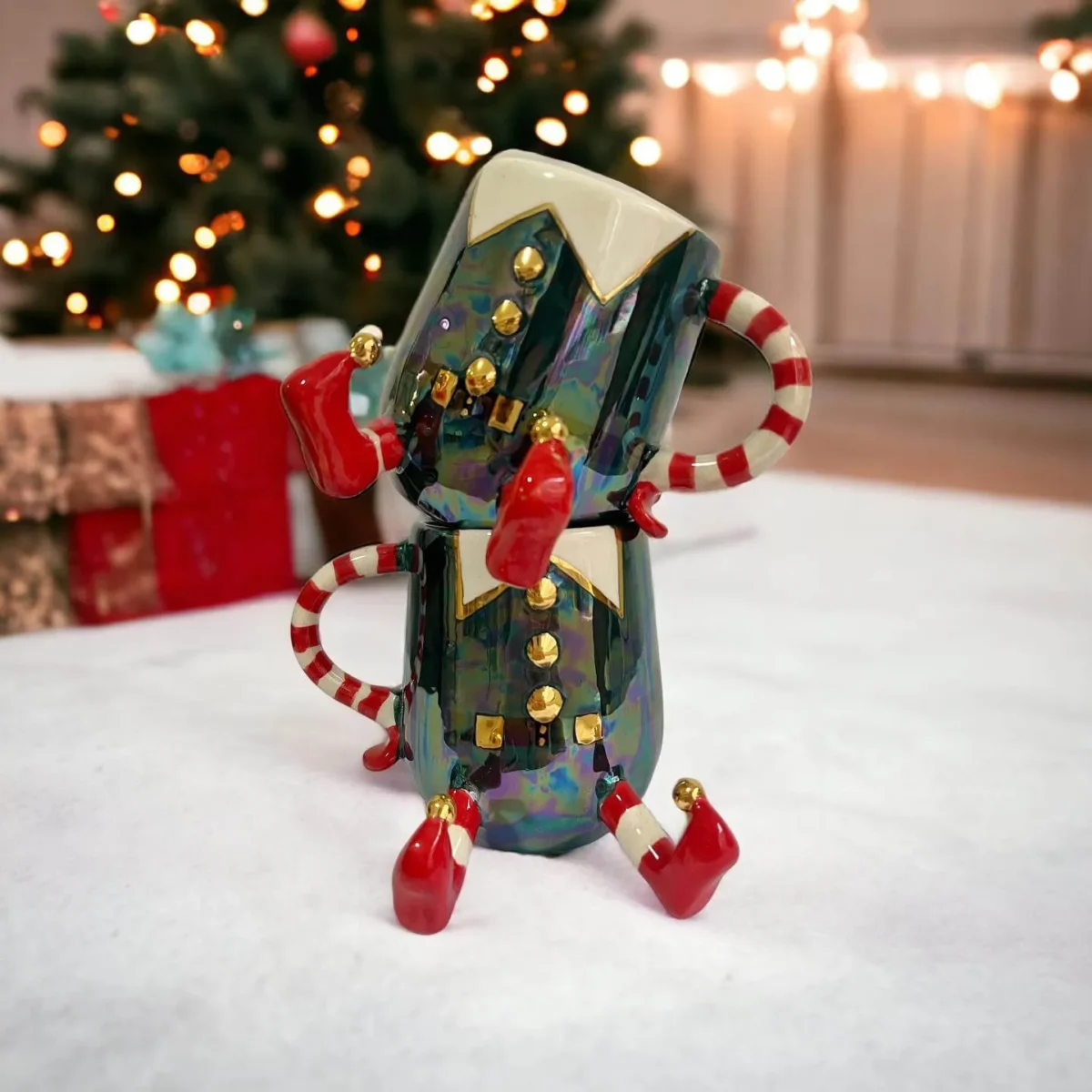 Elf’s Cottage Seramik Kupa - Görsel 5