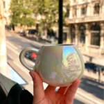 Pearl Sparkled Seramik Kupa