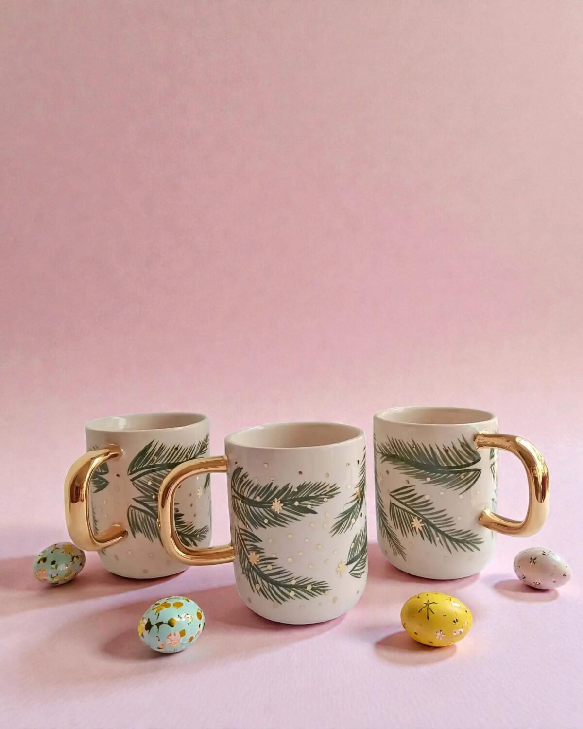 Pine Serenity Seramik Kupa - Görsel 2