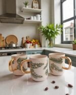 Pine Serenity Seramik Kupa - Görsel 4