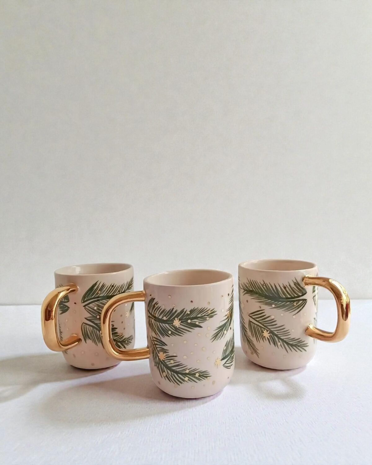 Pine Serenity Seramik Kupa - Görsel 5