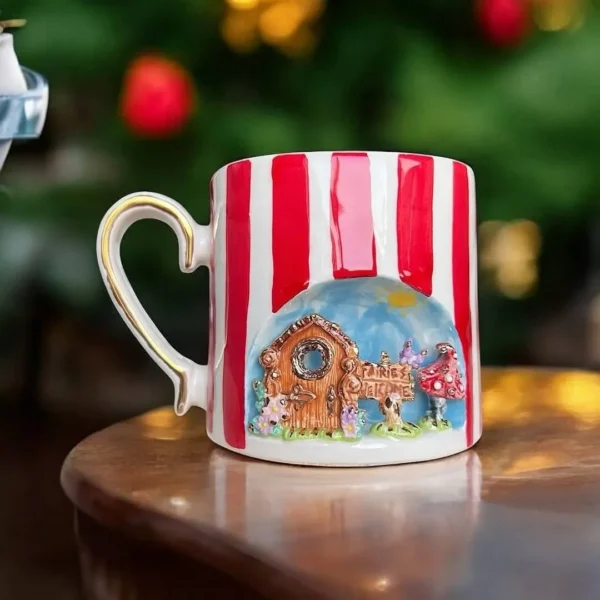 Fairy Village Seramik Kupa