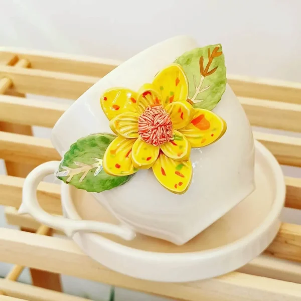 Sunkissed Blossom Seramik Kupa