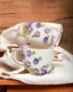 Violet Garden Seramik Kupa