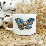Mystic Butterfly Seramik Kupa