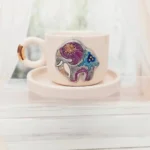 Majestic Elephant Seramik Kupa