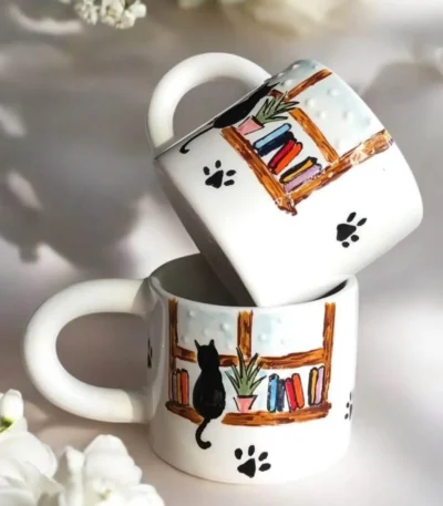 The Cozy Reader Seramik Kupa