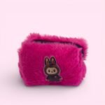 Mini Peluş Fuşya El Çantası