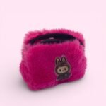 Mini Peluş Fuşya El Çantası