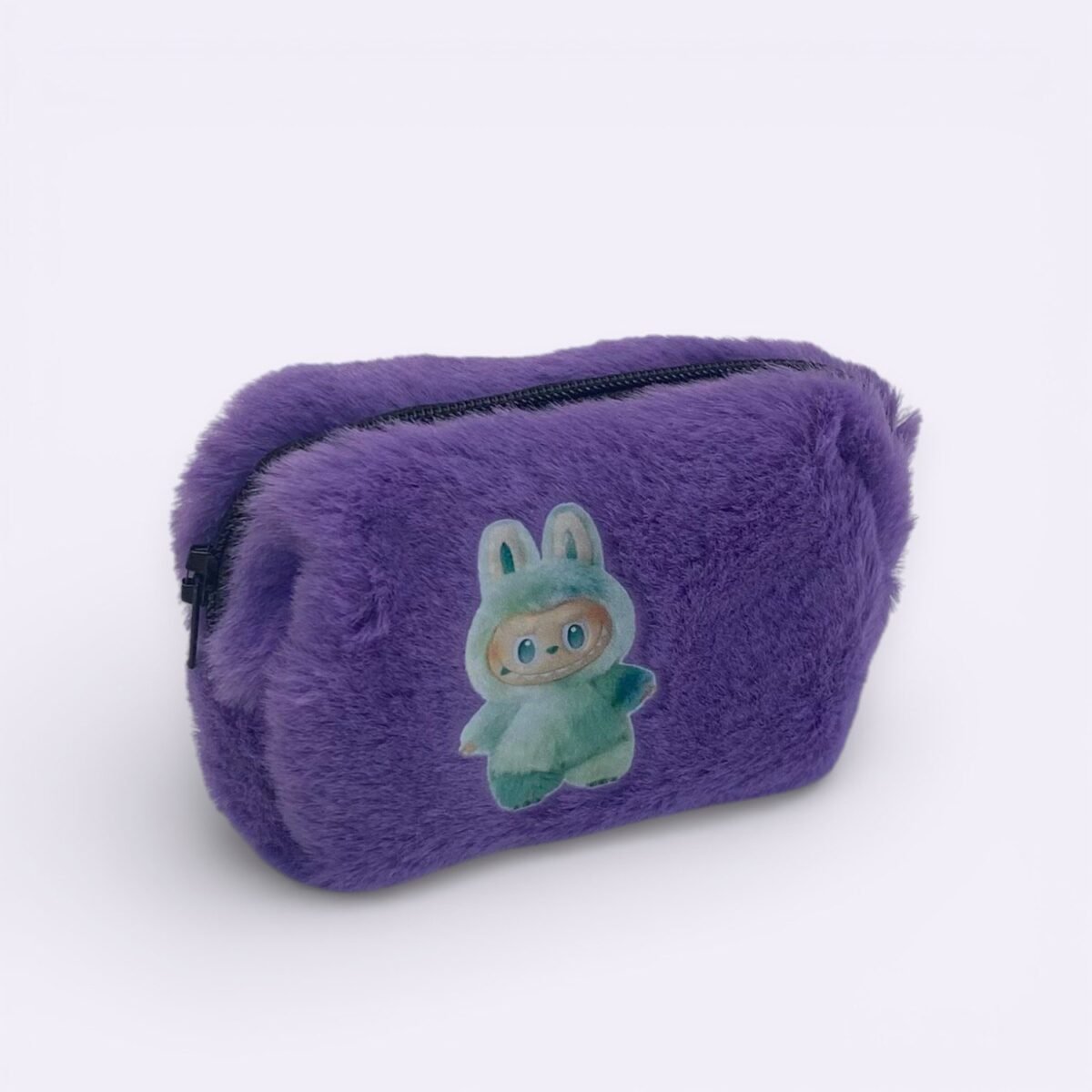 Mini Peluş Mor El Çantası