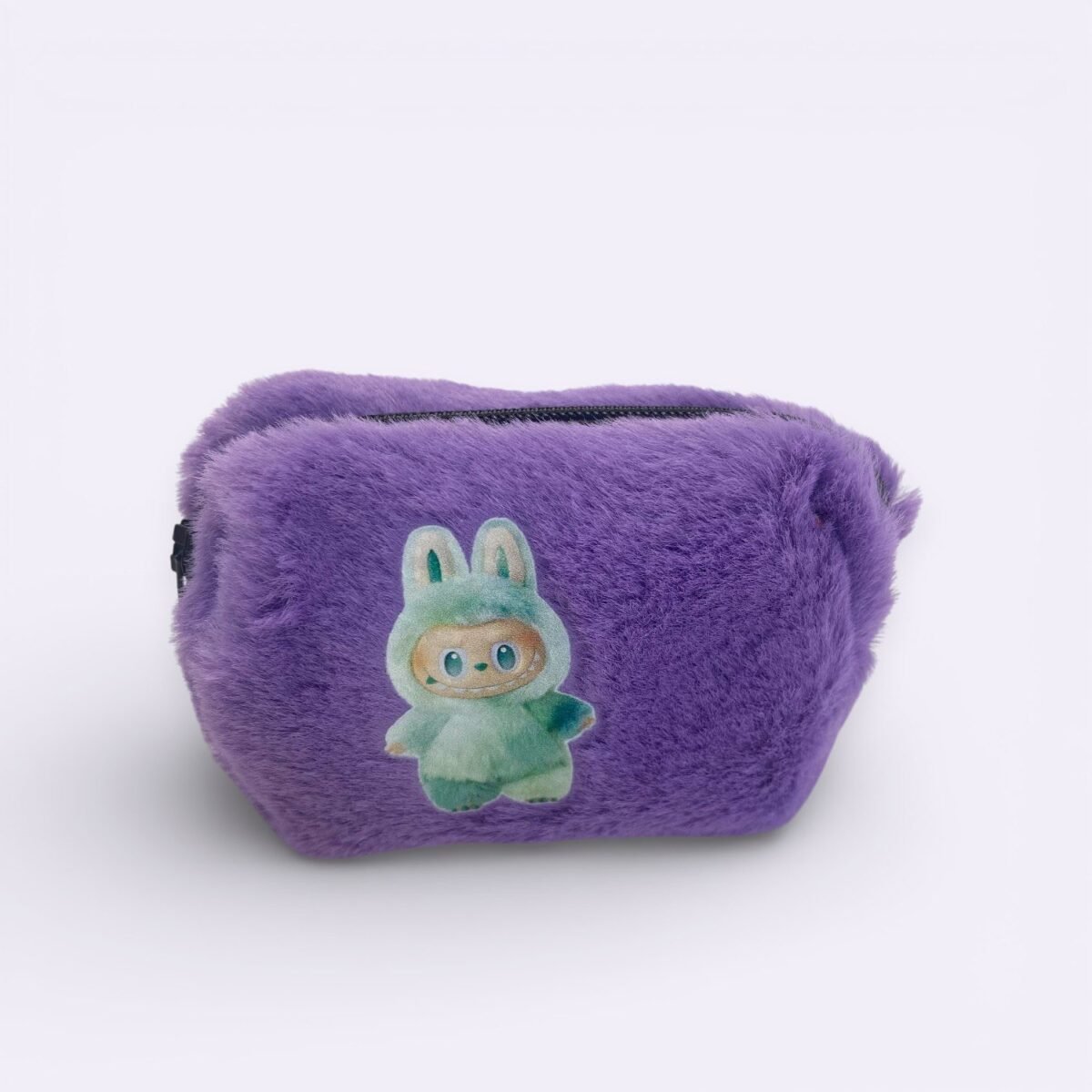 Mini Peluş Mor El Çantası