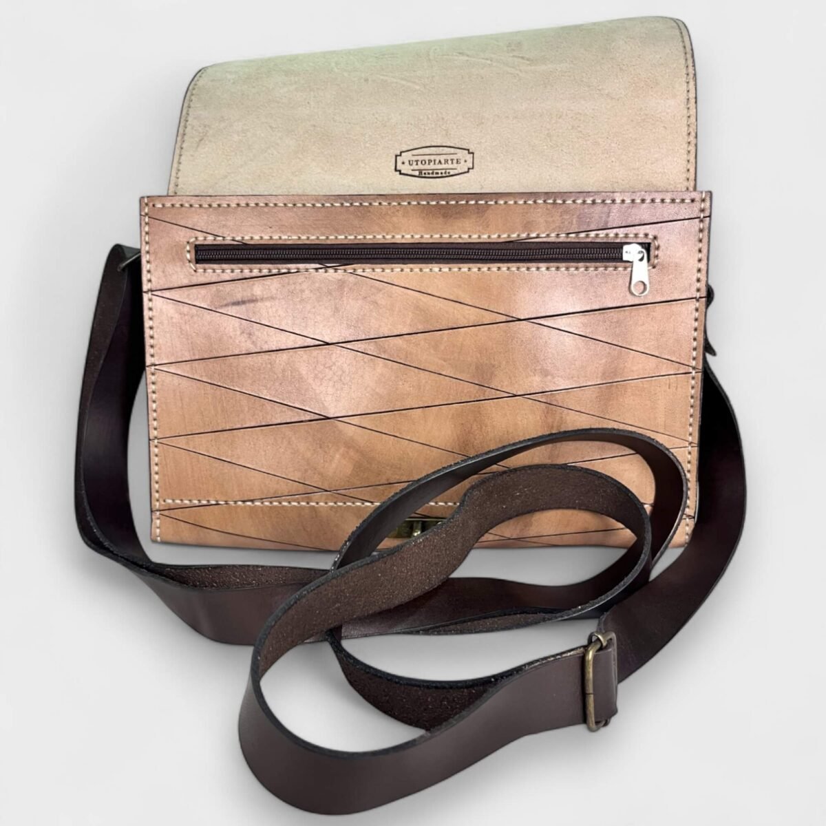 Drama Masks Deri Çanta