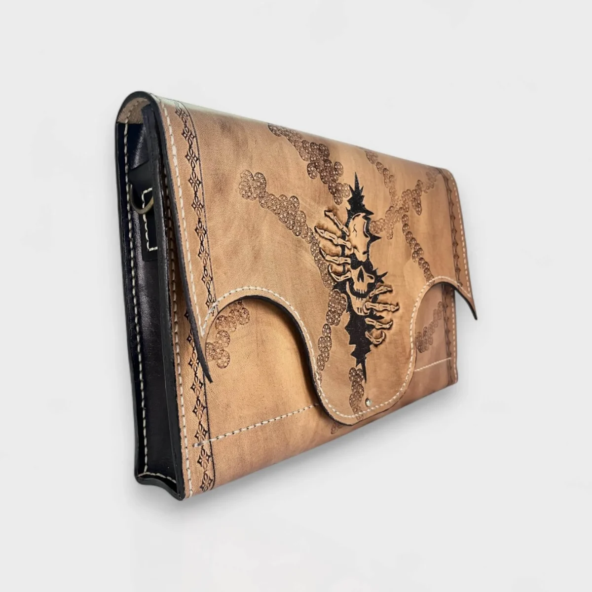 The Ghost's Gaze Deri Çanta - Görsel 4