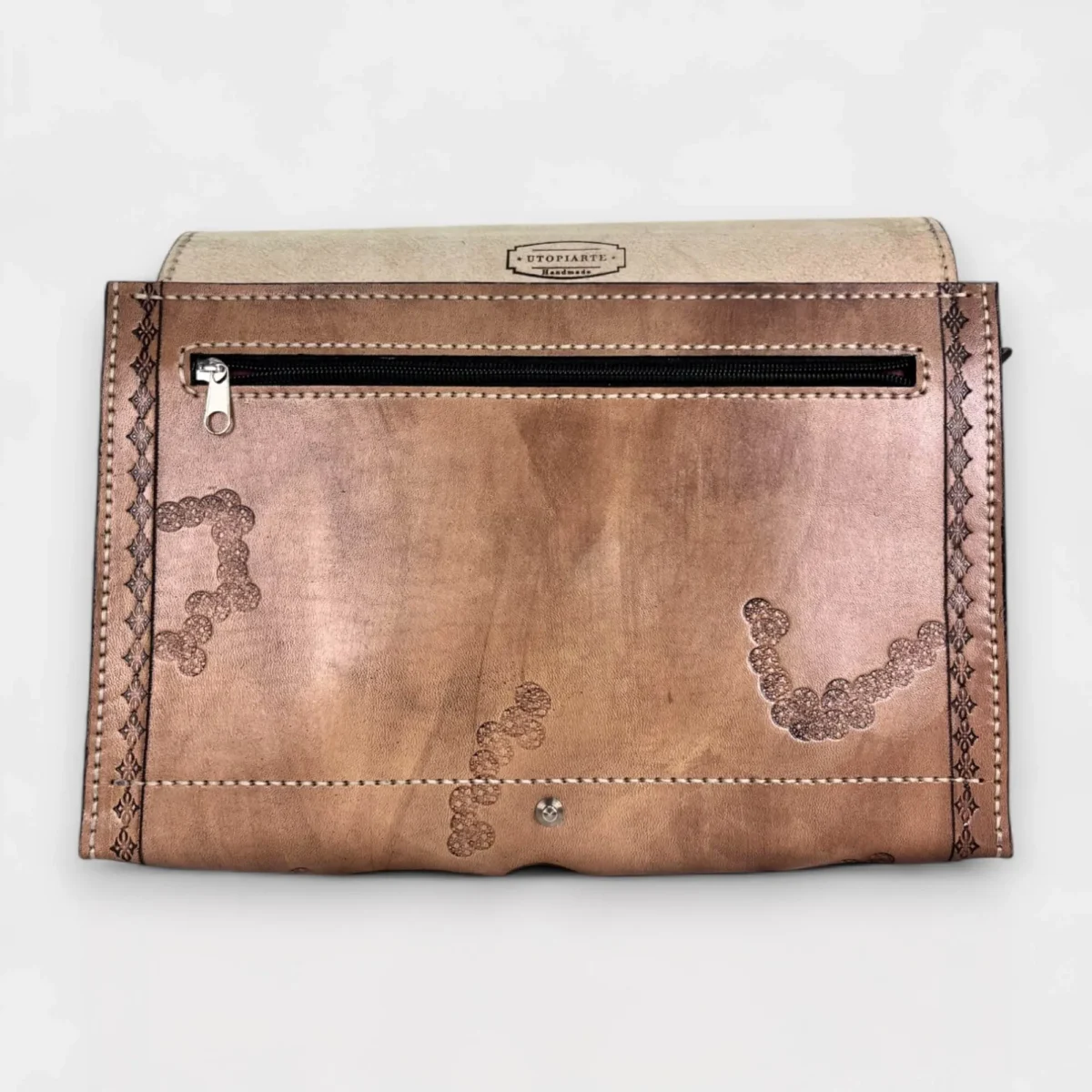 The Ghost's Gaze Deri Çanta - Görsel 6