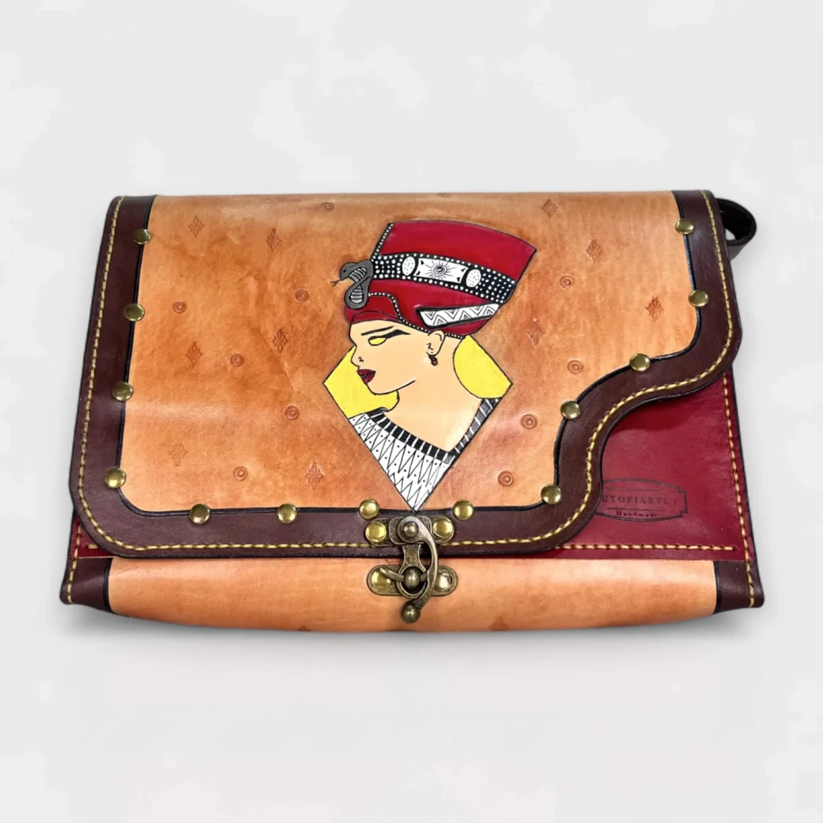 Queen of the Nile Deri Çanta - Görsel 2