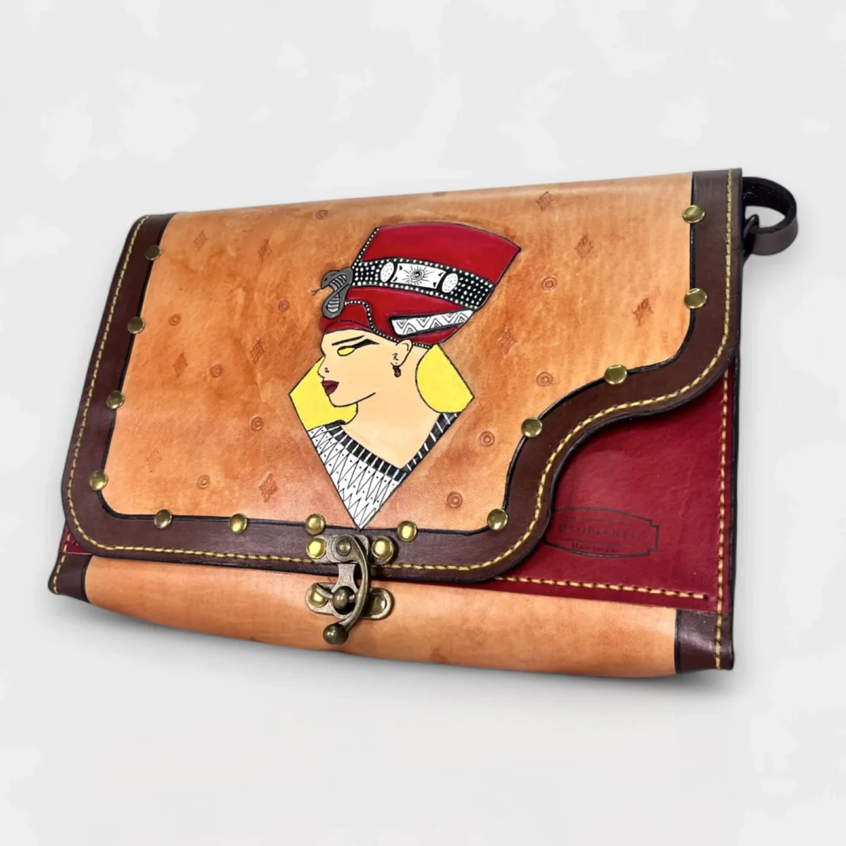 Queen of the Nile Deri Çanta - Görsel 4