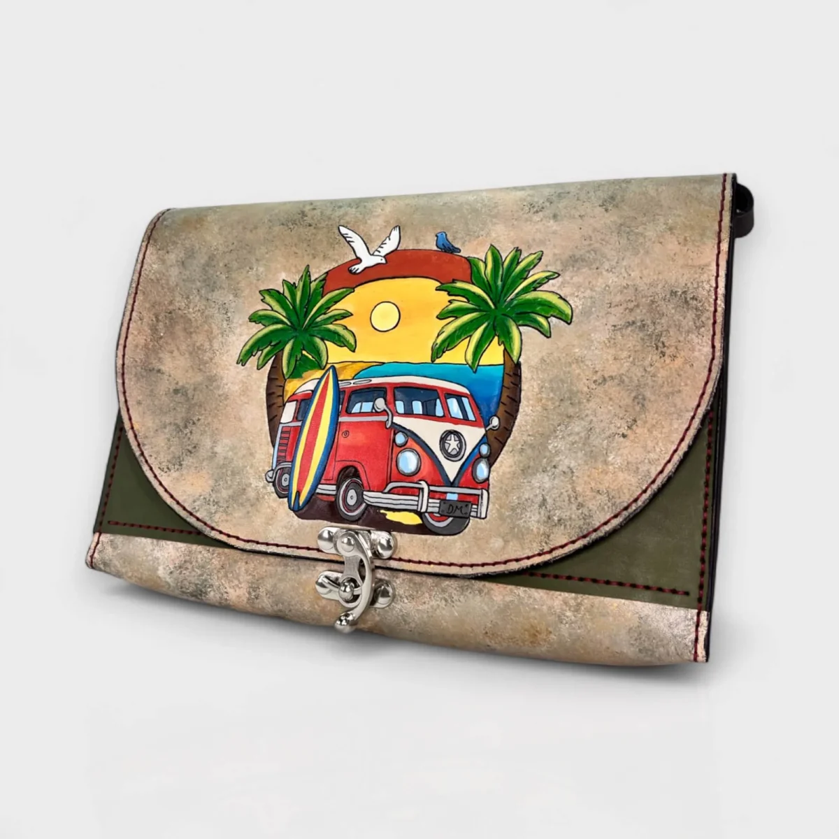 Palm Paradise Deri Çanta - Görsel 3