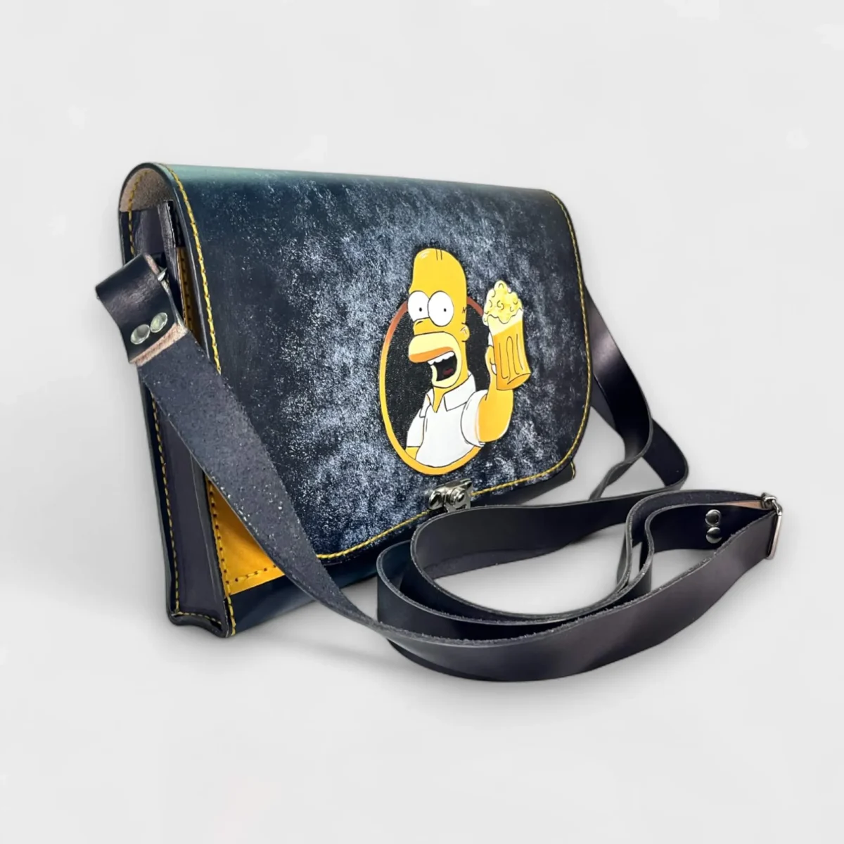 The Beer Lover Deri Çanta - Görsel 5