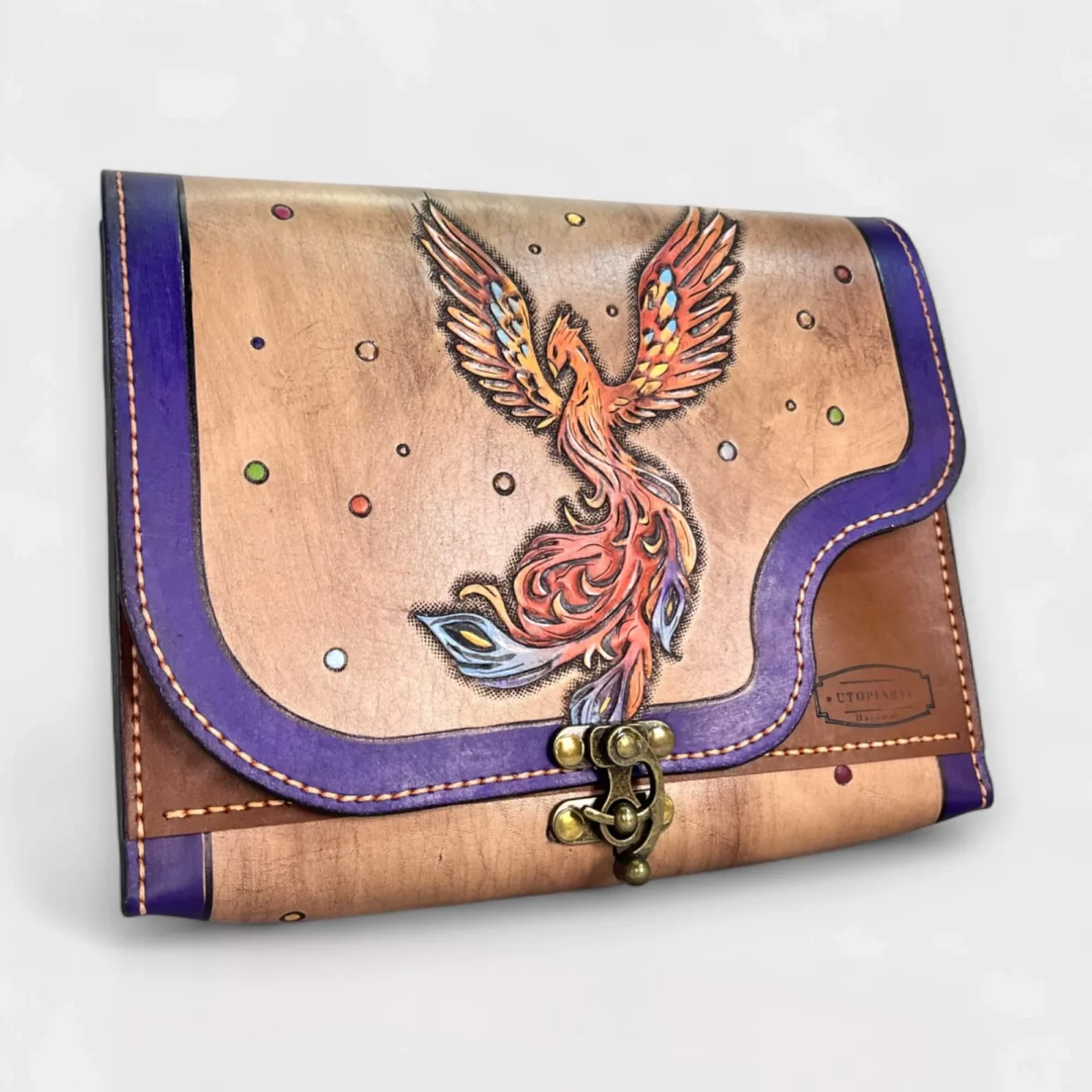 Rise of the Phoenix Deri Çanta - Görsel 2