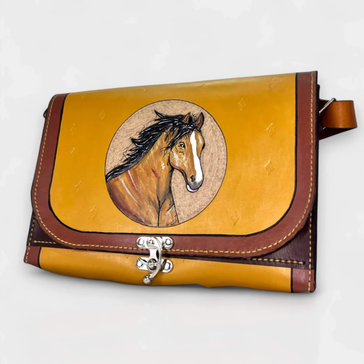 Majestic Horse Deri Çanta - Görsel 3