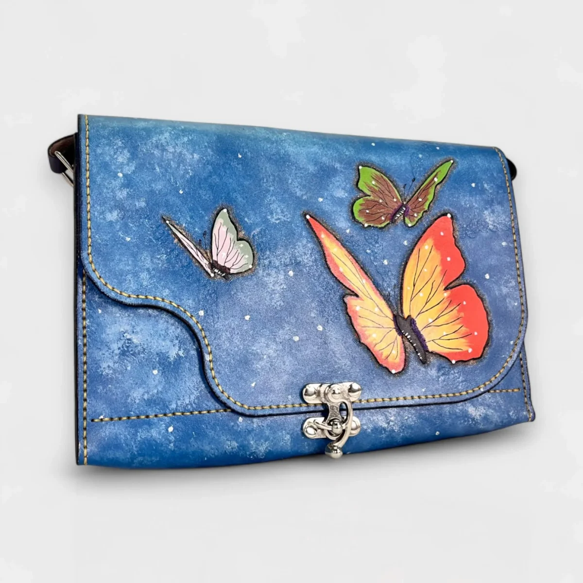 Butterfly Dreams Deri Çanta - Görsel 2