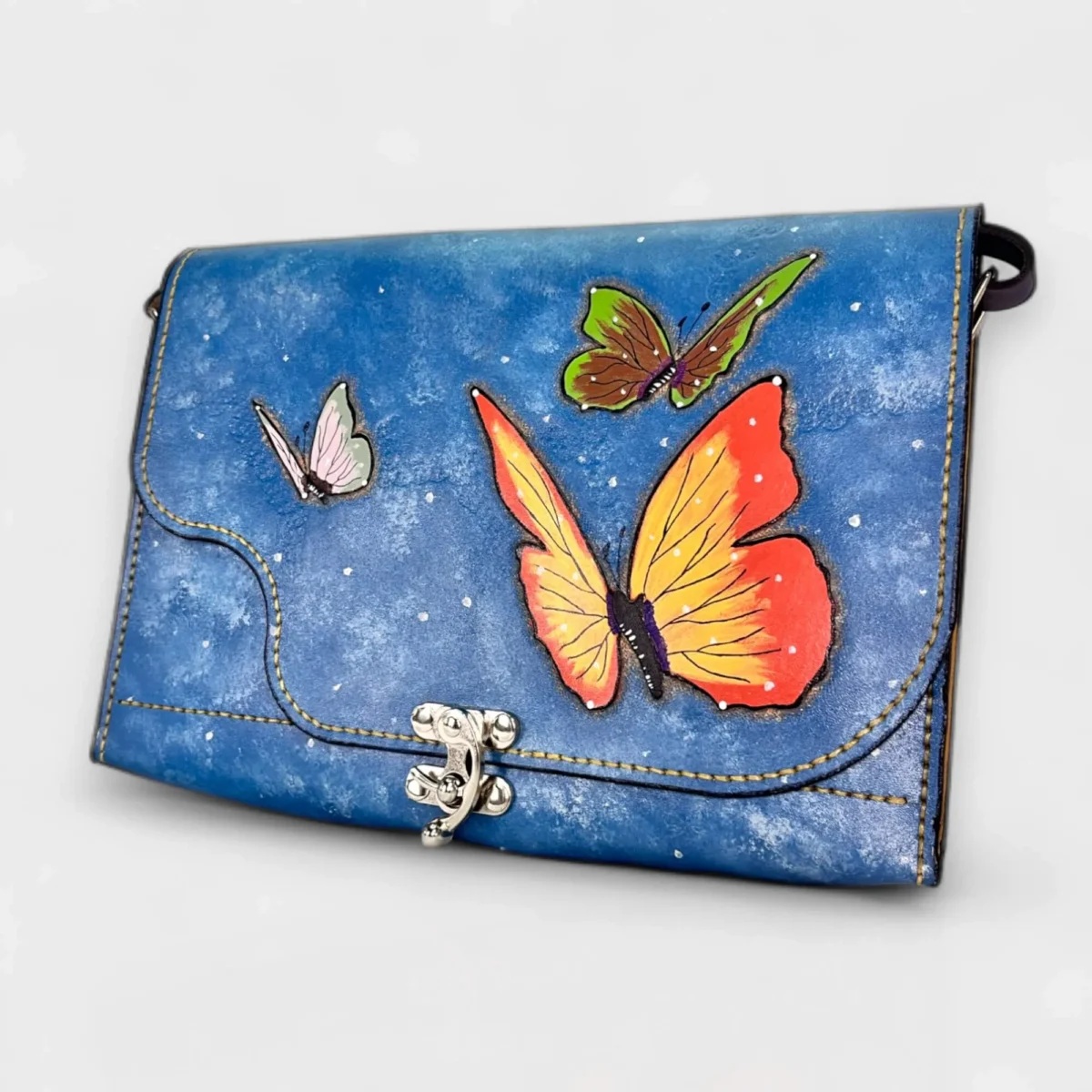 Butterfly Dreams Deri Çanta - Görsel 3