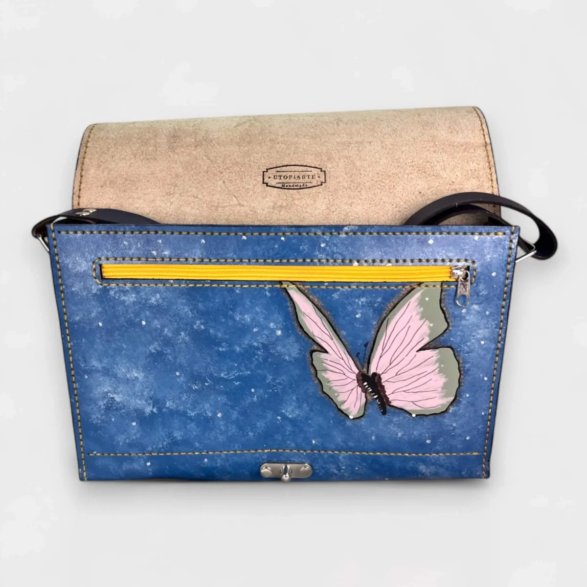 Butterfly Dreams Deri Çanta - Görsel 5