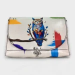 The Colorful Owl Deri Çanta