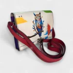 The Colorful Owl Deri Çanta - Görsel 4