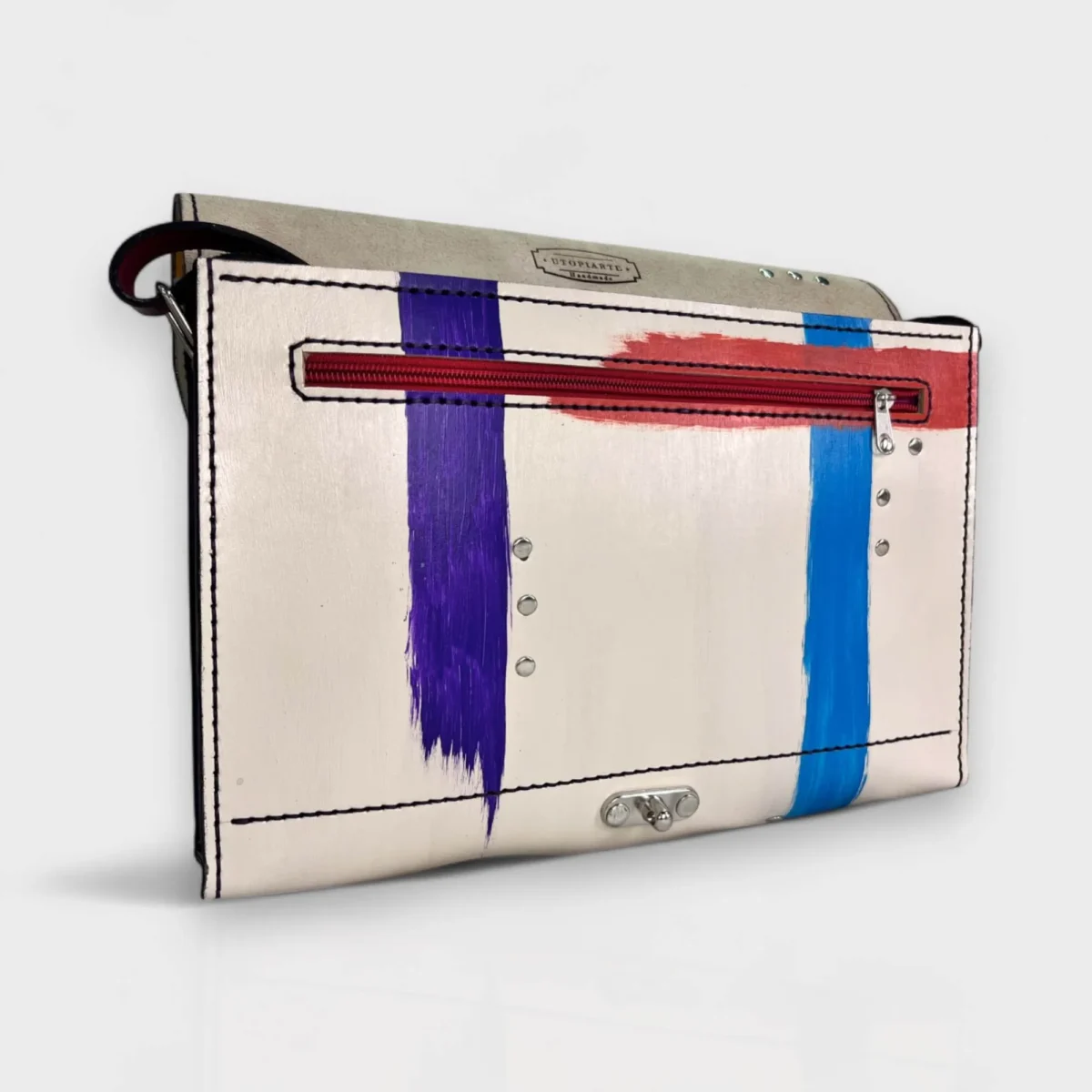 The Colorful Owl Deri Çanta - Görsel 7