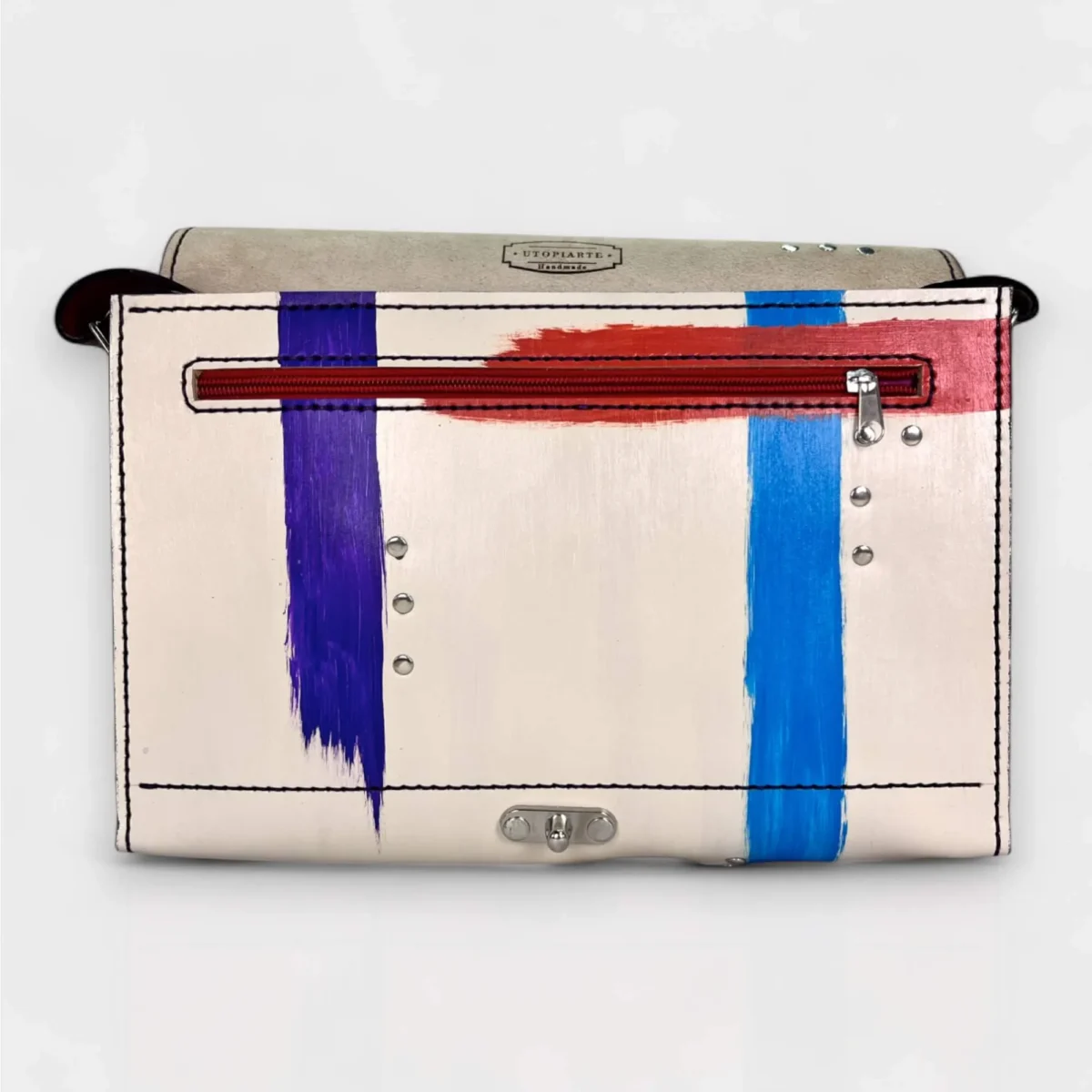 The Colorful Owl Deri Çanta - Görsel 8