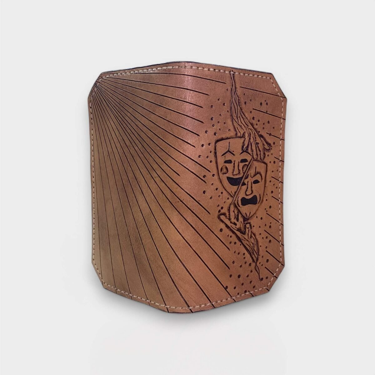 Drama Masks Deri Cüzdan