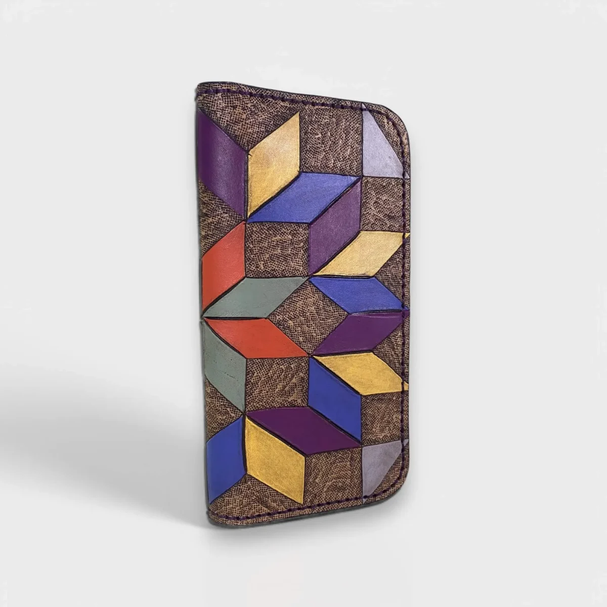 Tessellation Art Deri Cüzdan - Görsel 3