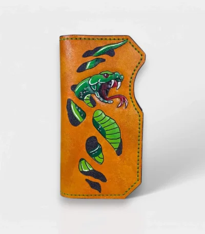 Viper’s Gaze Deri Cüzdan