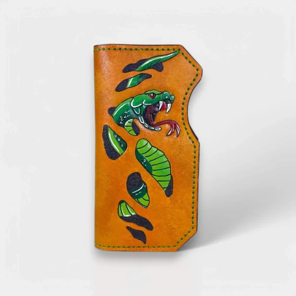 Viper’s Gaze Deri Cüzdan