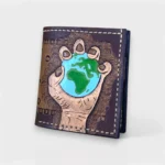 The World in My Hand Deri Cüzdan - Görsel 4
