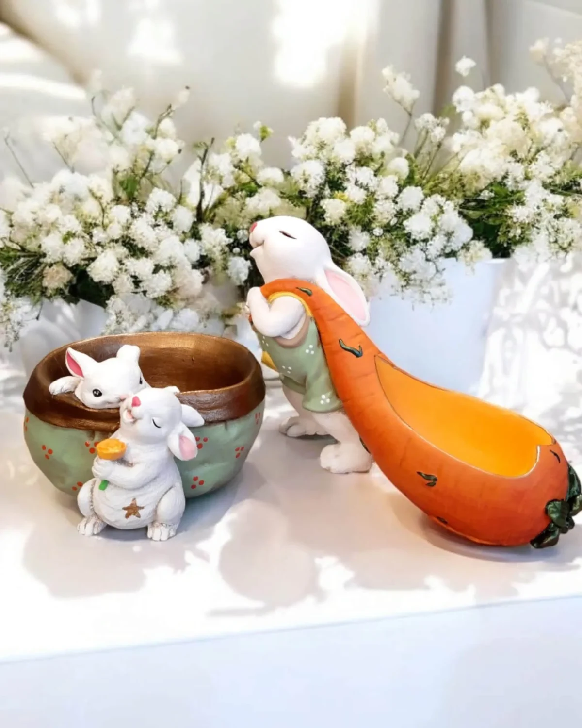 Cute Little Worker Bunny Dekoratif Kase - Görsel 2