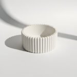 Oluklu Mini Dekoratif Kase & Mumluk