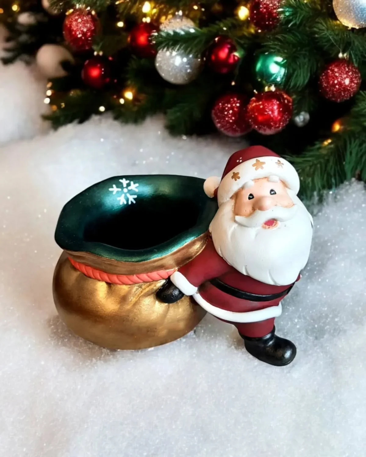 Santa’s Gift Sack Dekoratif Kase - Görsel 2