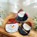 Cute Snowman Dekoratif Tabak - Görsel 3